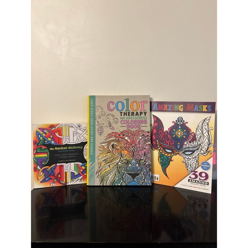 Adult Coloring Book Set